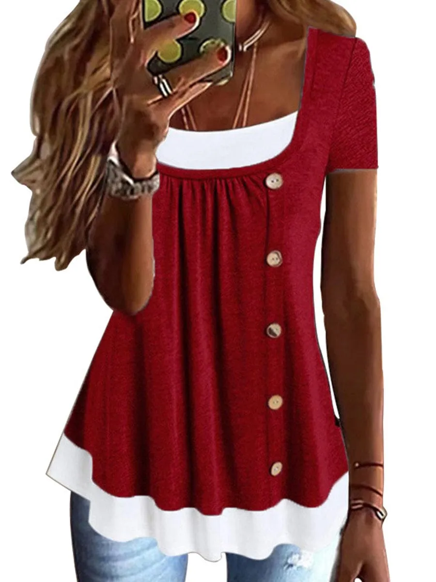 Button Detail Tunic
