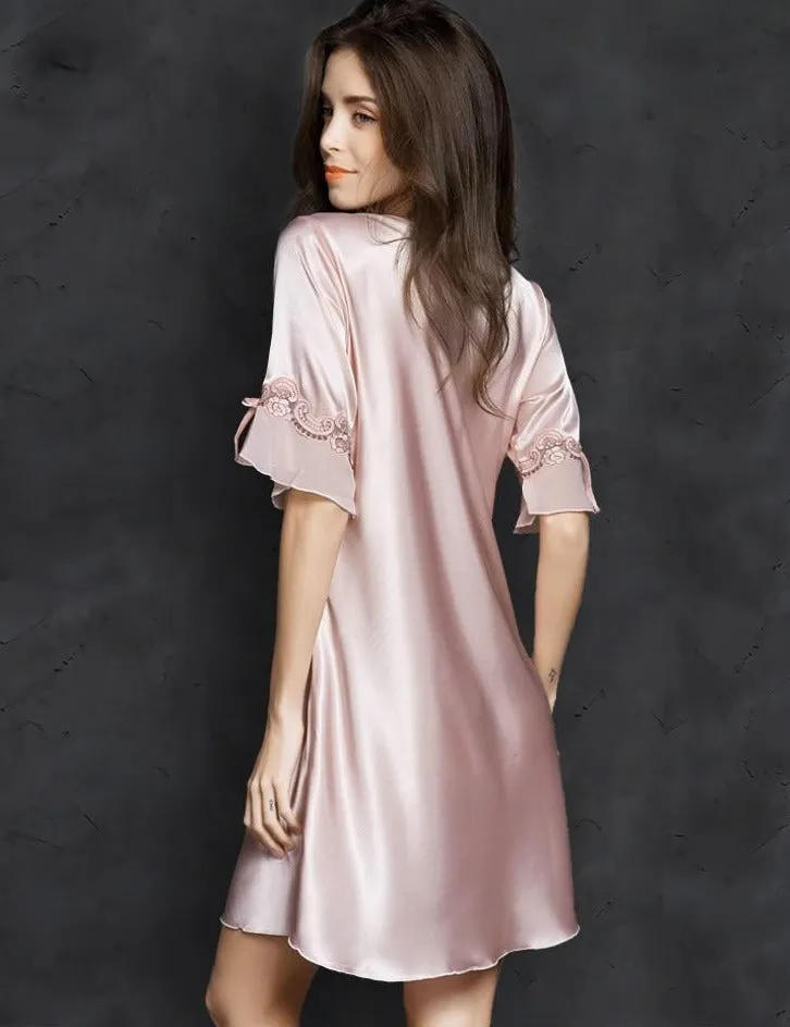 Charming Silk Lace Dress