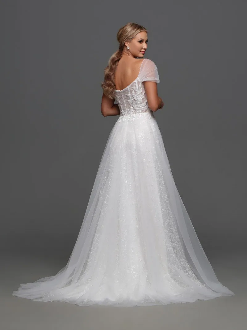 Davinci Bridal F135 Wedding Dress Ivory/Ivory size 20
