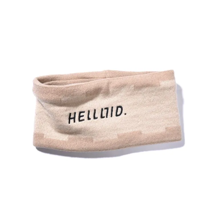 Helloid Knit Hair Band-BEIGE