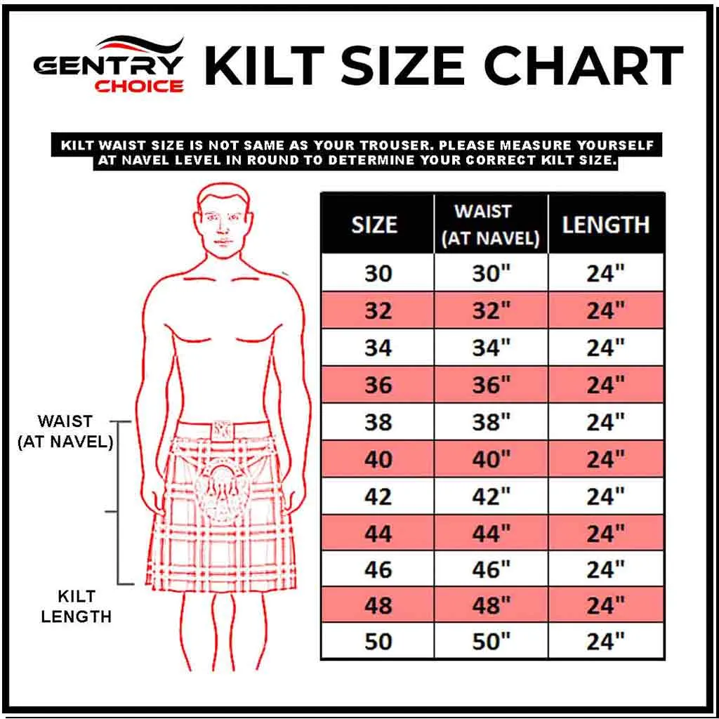 Hybrid Cargo Kilt Rainbow Round Pleated
