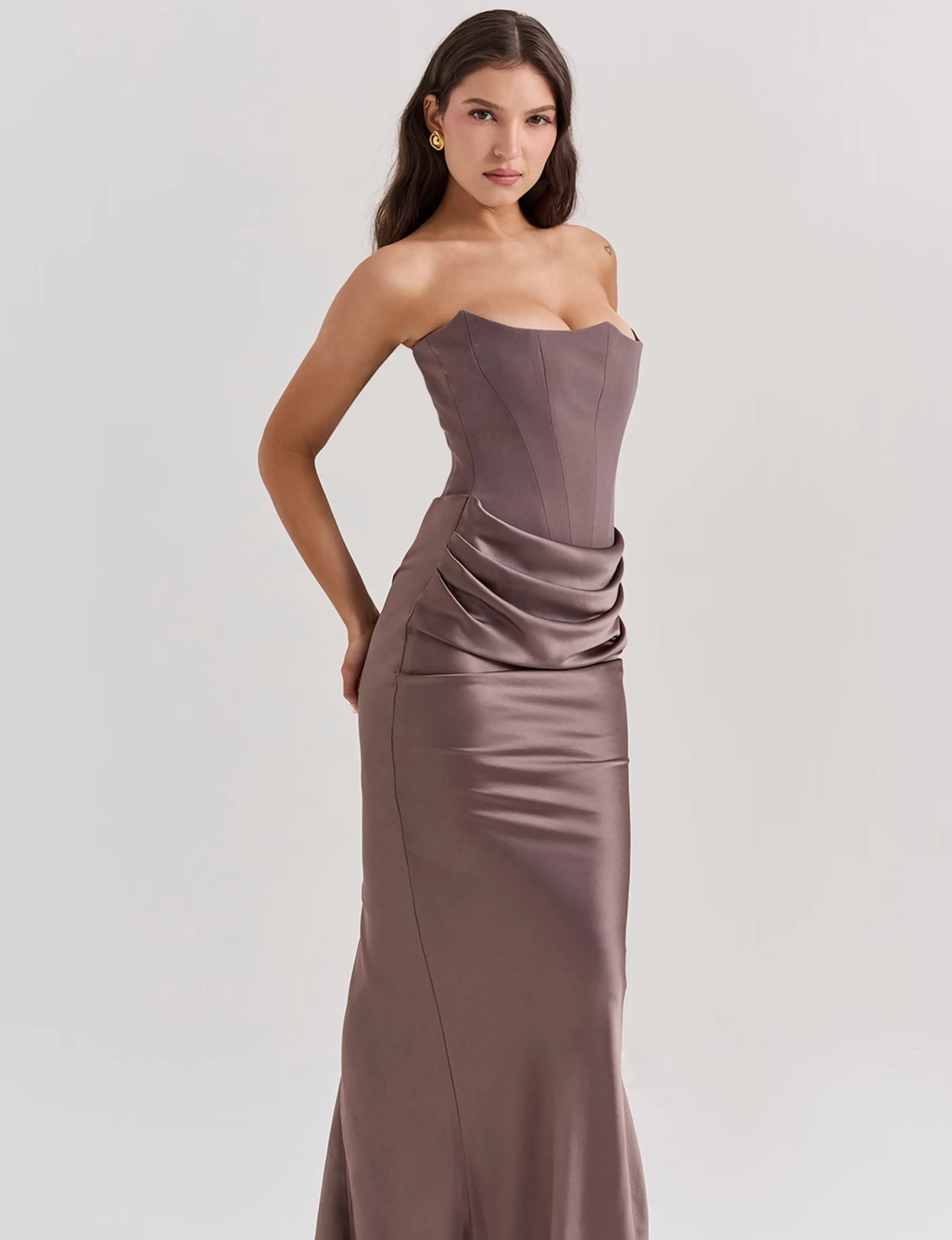 Ivyshape | Corset Strapless Dress