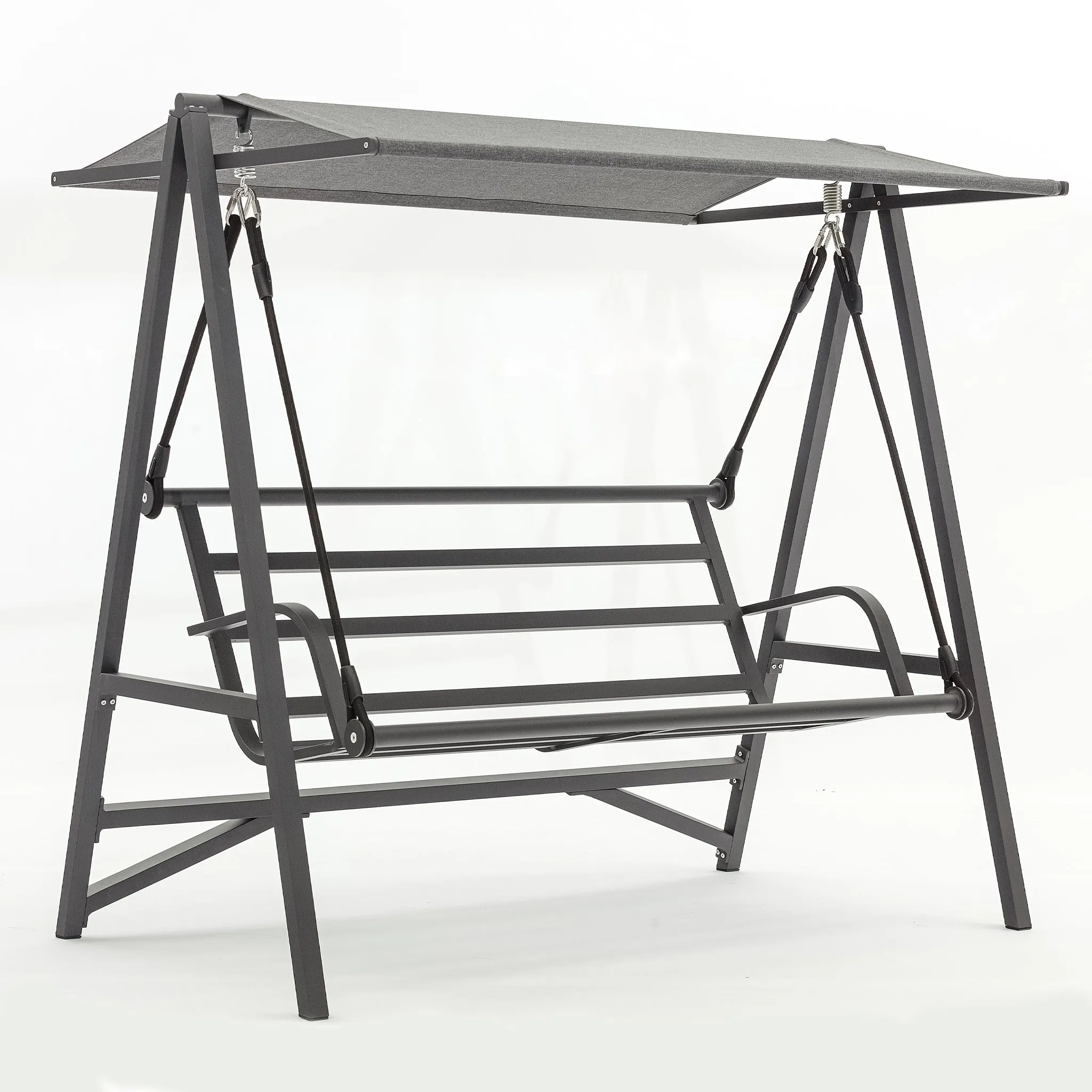 Lima Aluminium Swing Seat in Washed Grey