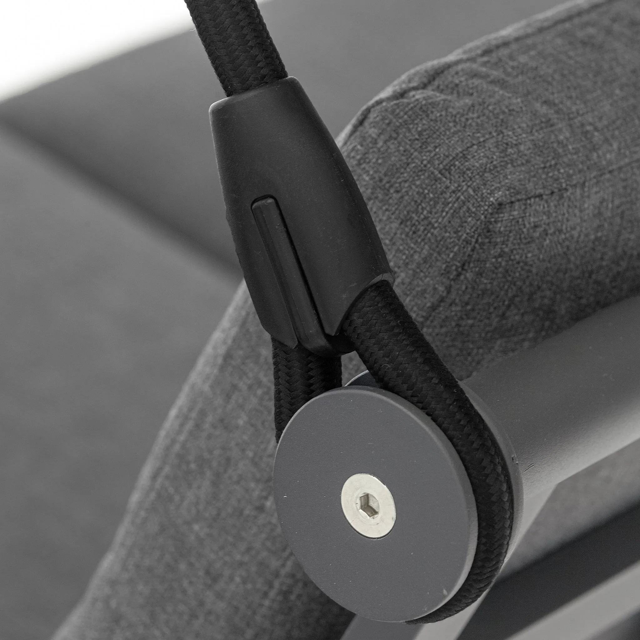 Lima Aluminium Swing Seat in Washed Grey