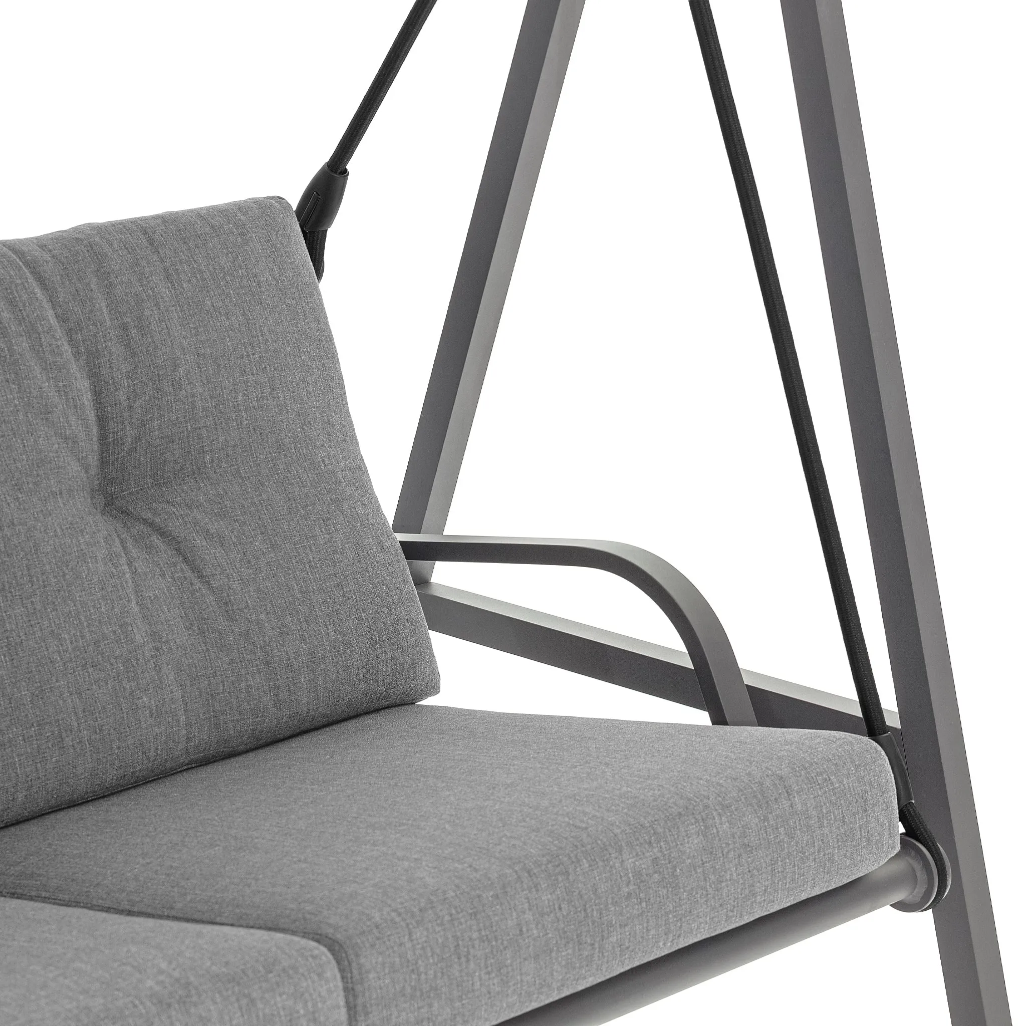 Lima Aluminium Swing Seat in Washed Grey