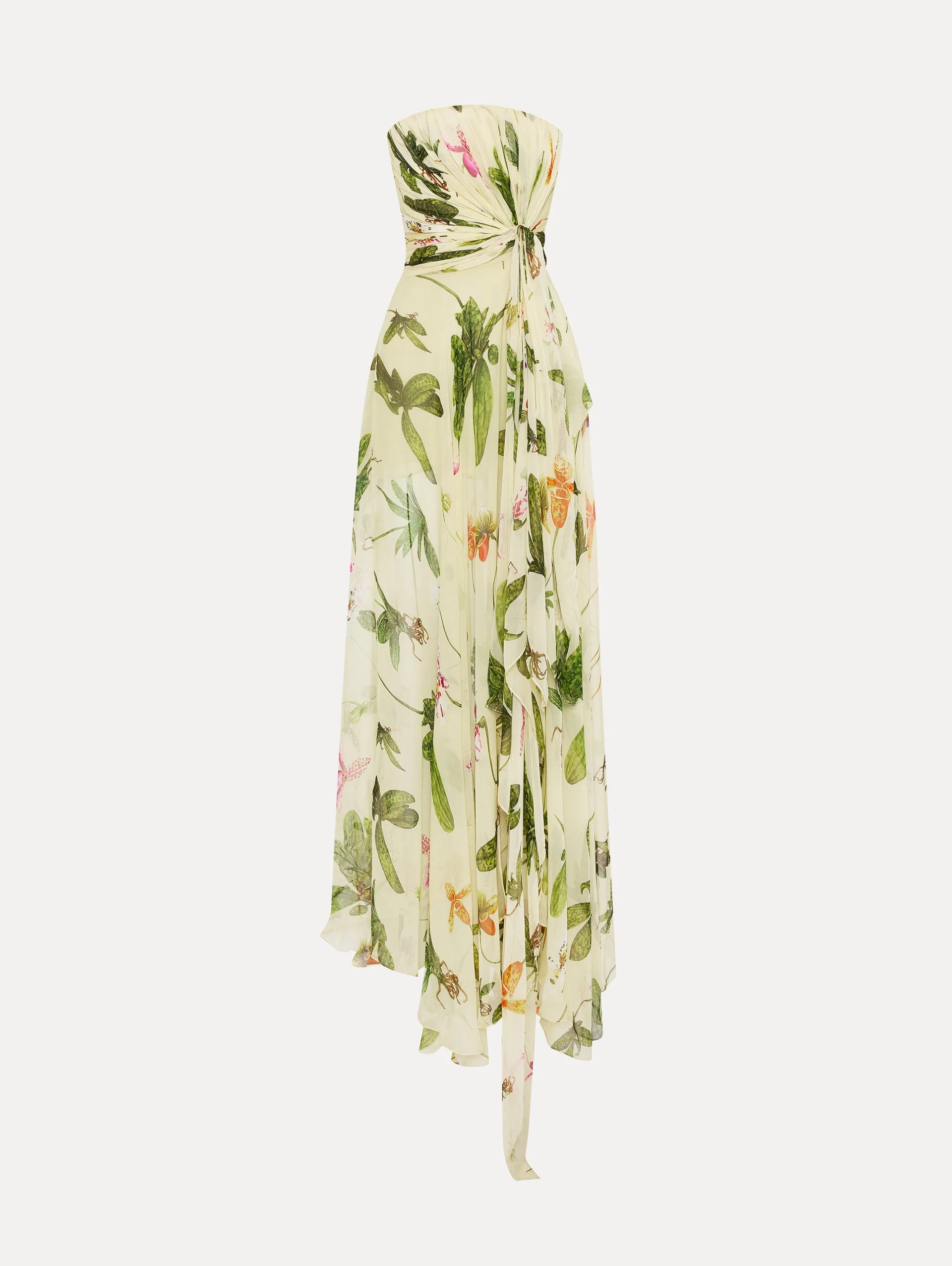 Orchid Silk Chiffon Gown