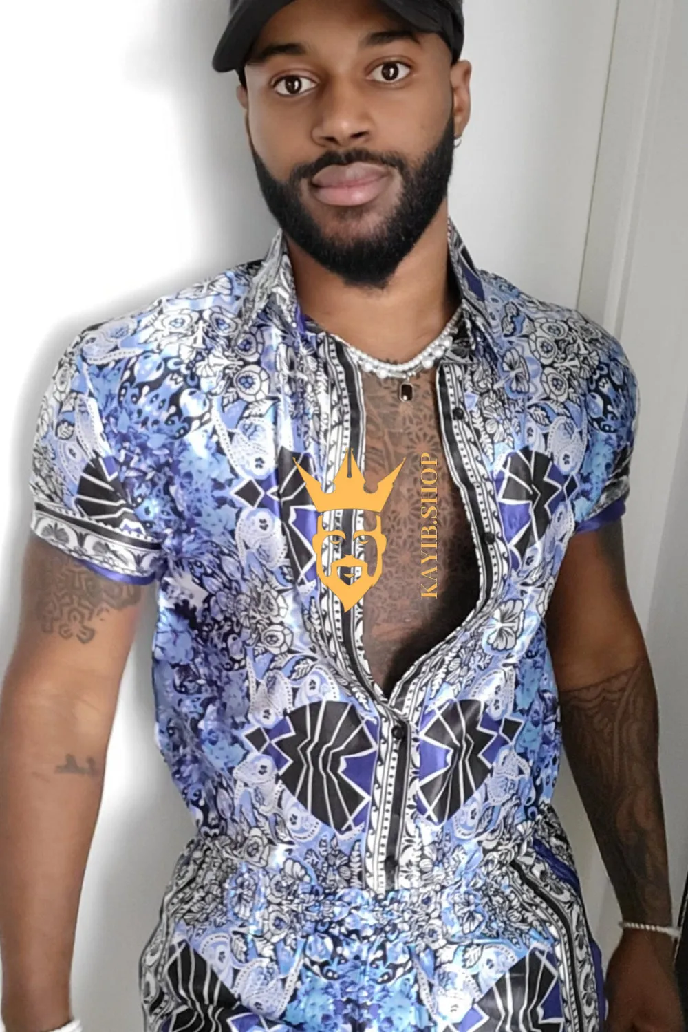Silk Short Set - Embrace Comfort and Luxury with our Handmade Paisley Patterned Pajamas - Get the Ultimate Personalized Experience!