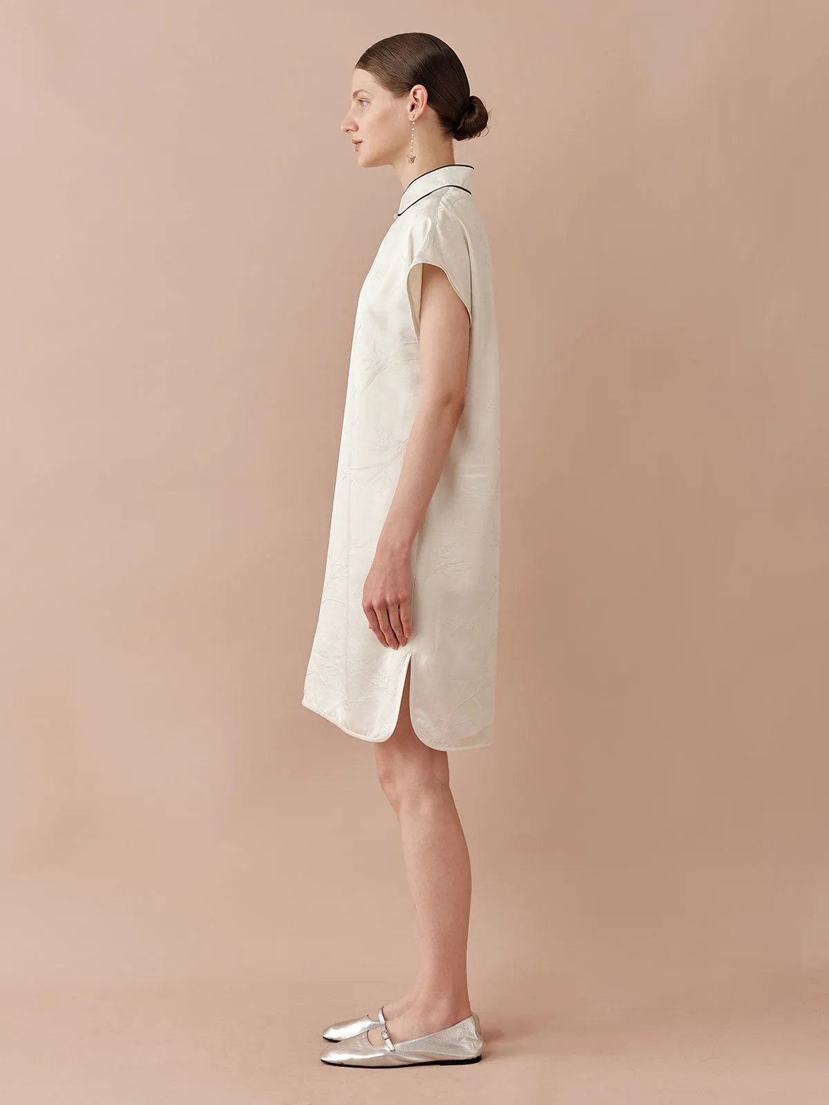 SILKINC Loose Jacquard Cheongsam