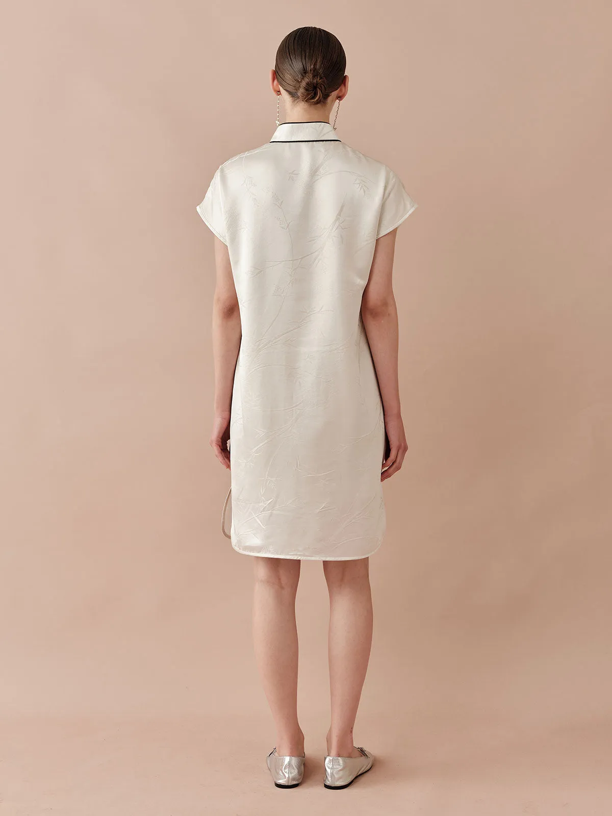 SILKINC Loose Jacquard Cheongsam