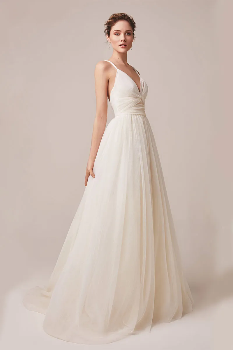 Sweet Love Ivory Trendy Tulle Maxi Dress