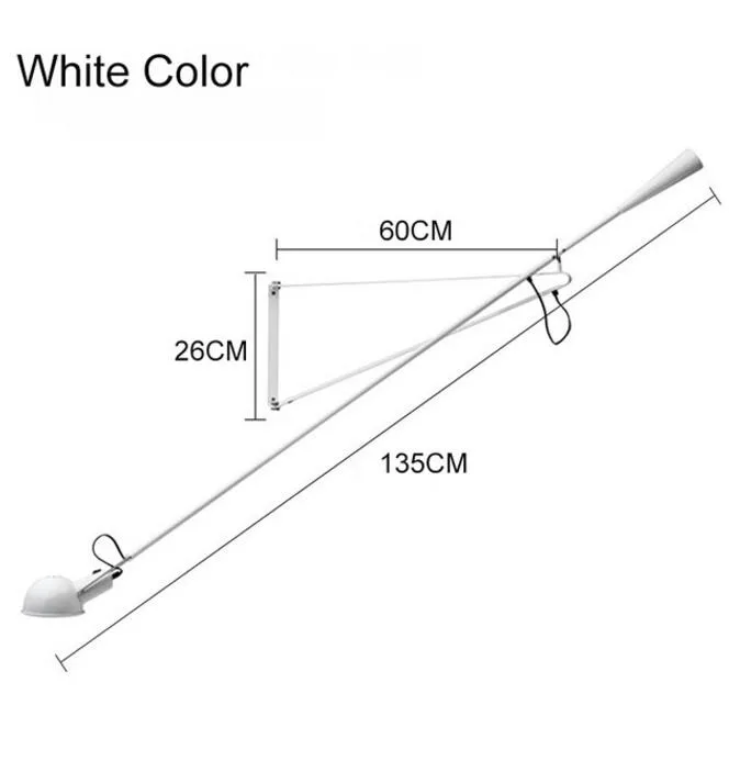 Swing Arm Wall Lamp for Retro Industrial Décor