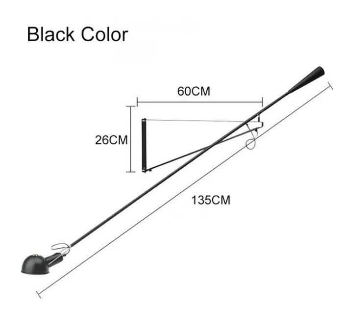 Swing Arm Wall Lamp for Retro Industrial Décor