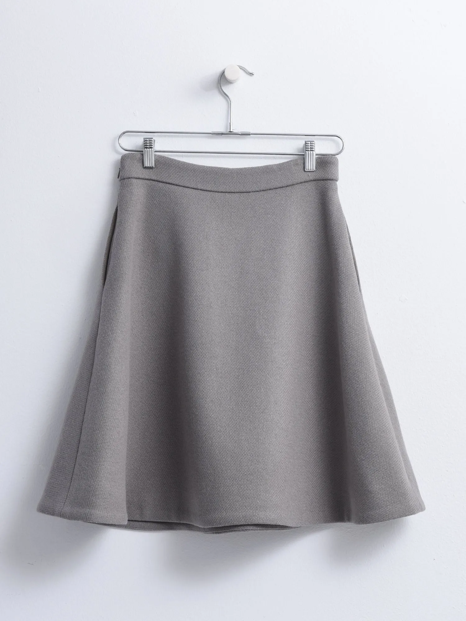 W_A LINE MIDI SKIRT_TAUPE/281
