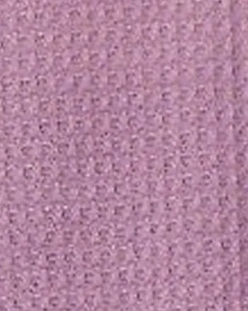 Whimsical Waffle Soft Knit Top | DUSTY LILAC