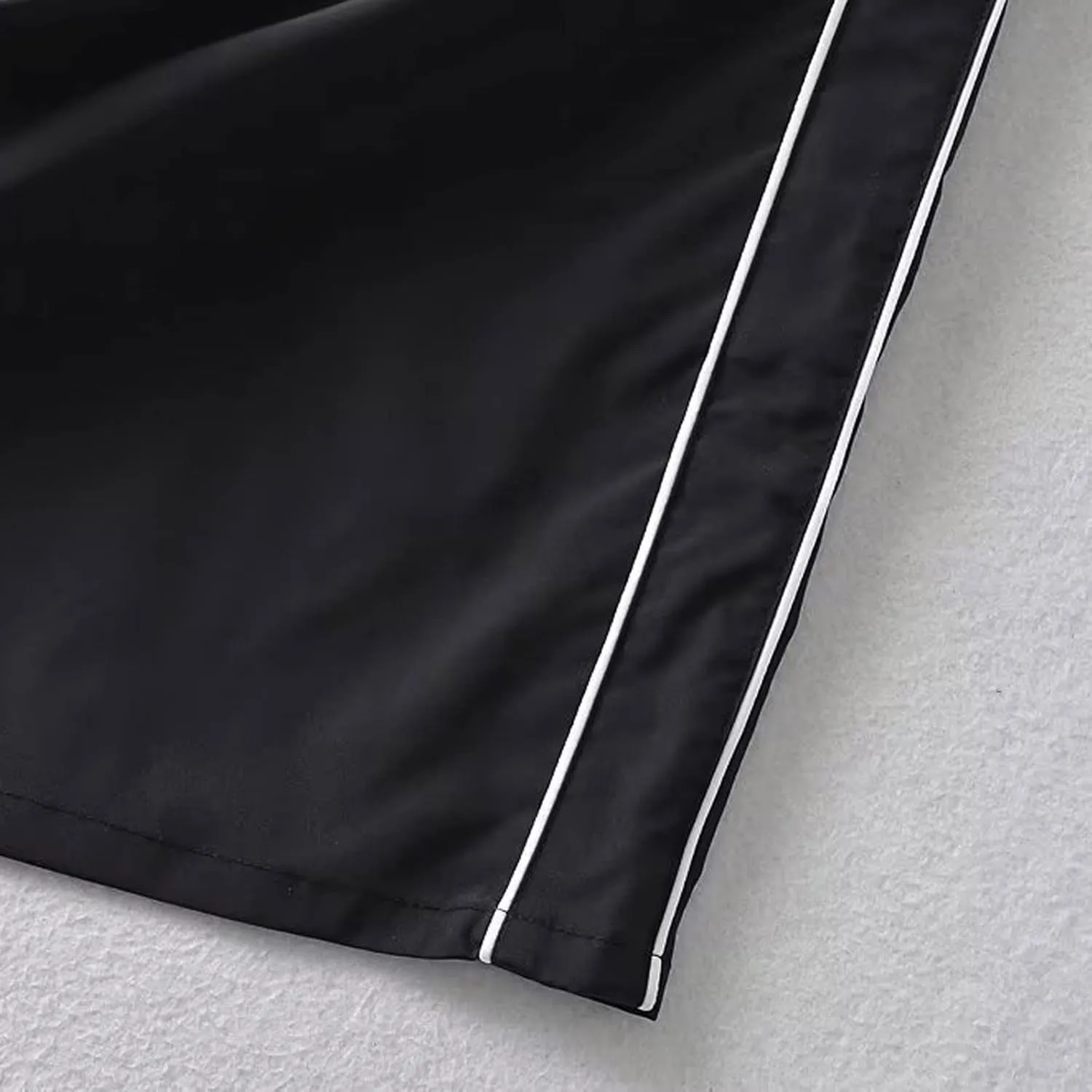 Women's Casual Drawstring Midi Skirts Summer Trendy Elastic High Waist Split Back Pencil Y2k Cargo Skirt with Pocket